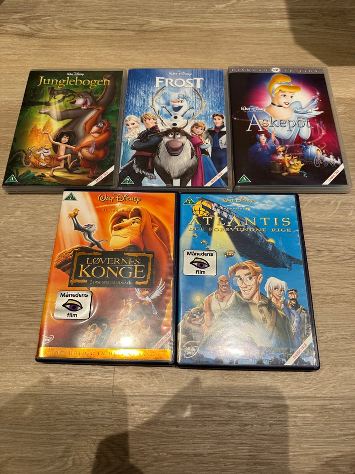 Disney, DVD, tegnefilm