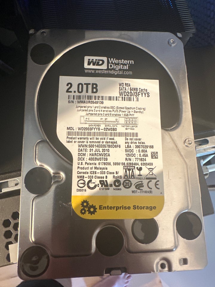 Western Digital, 2000 GB, God