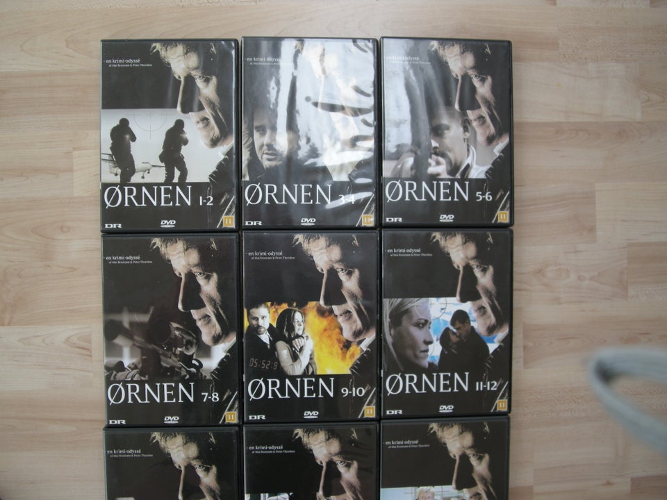 Ørnen 1 til 24 hele serien, DVD,