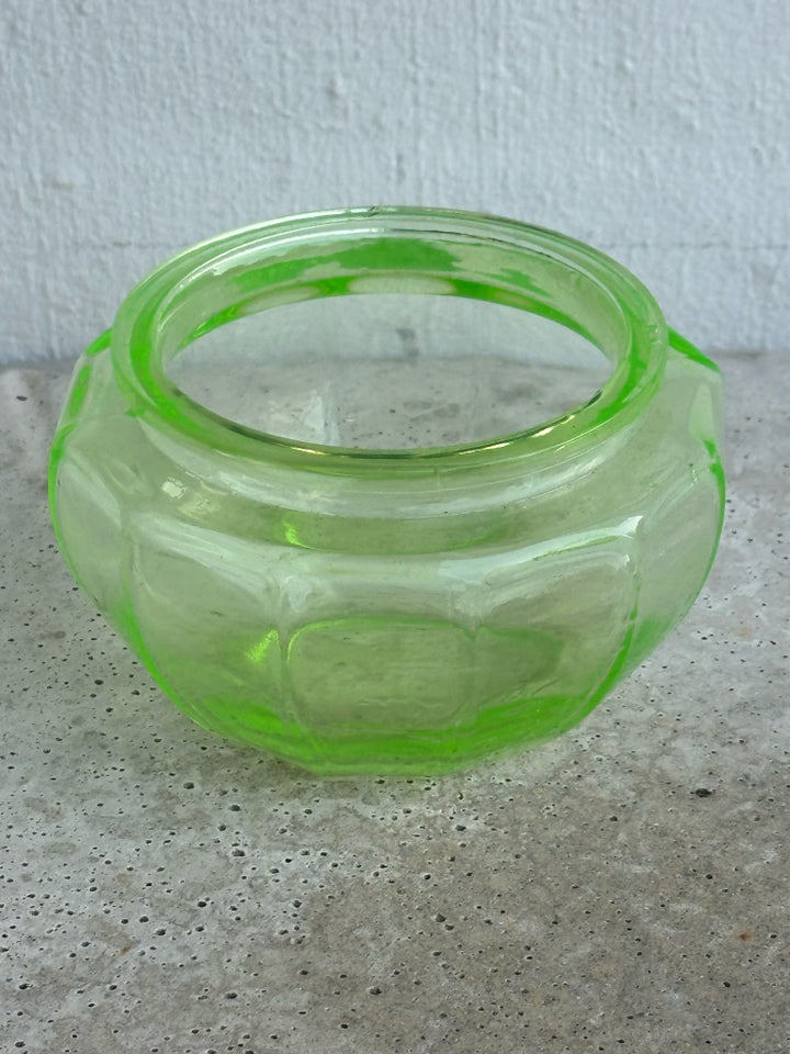 Glas, Uran krukke, Vintage