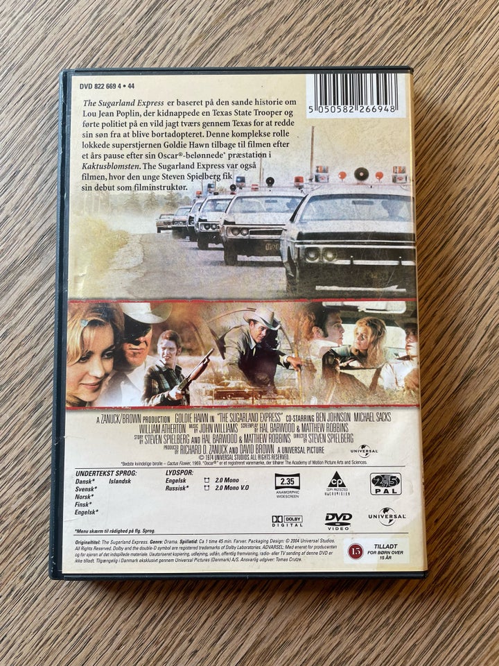 The Sugarland Express DVD action