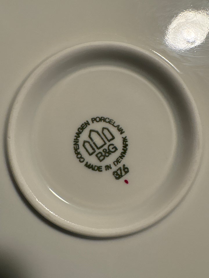 Porcelæn, Lagkagefad, Bing og