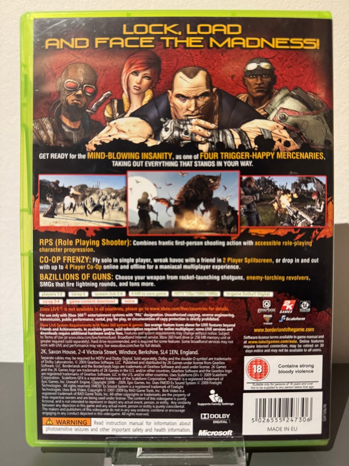 Borderlands, Xbox 360