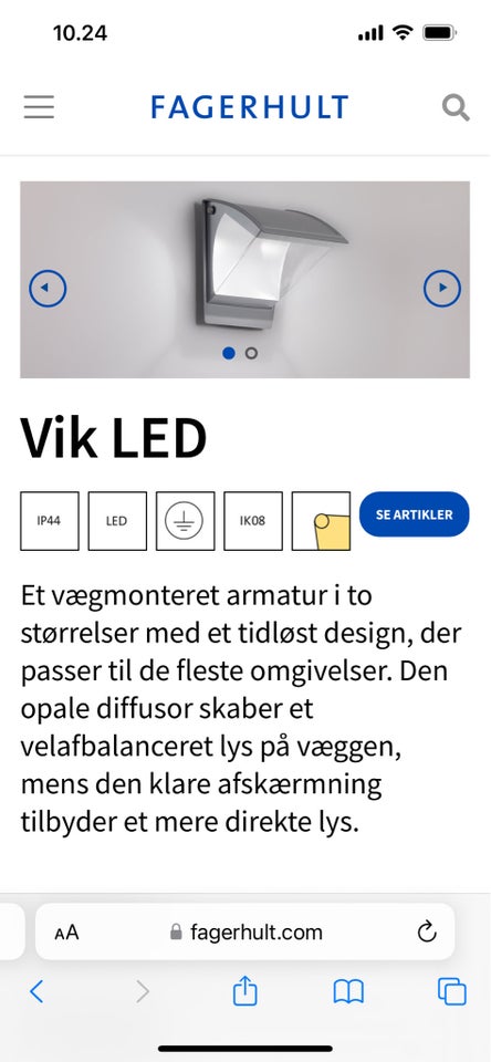 LED, Fagerhult Vik led