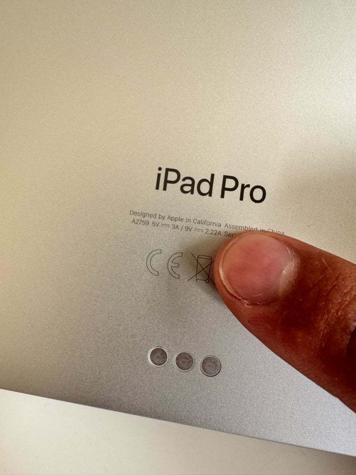 iPad Pro 4 256 GB hvid