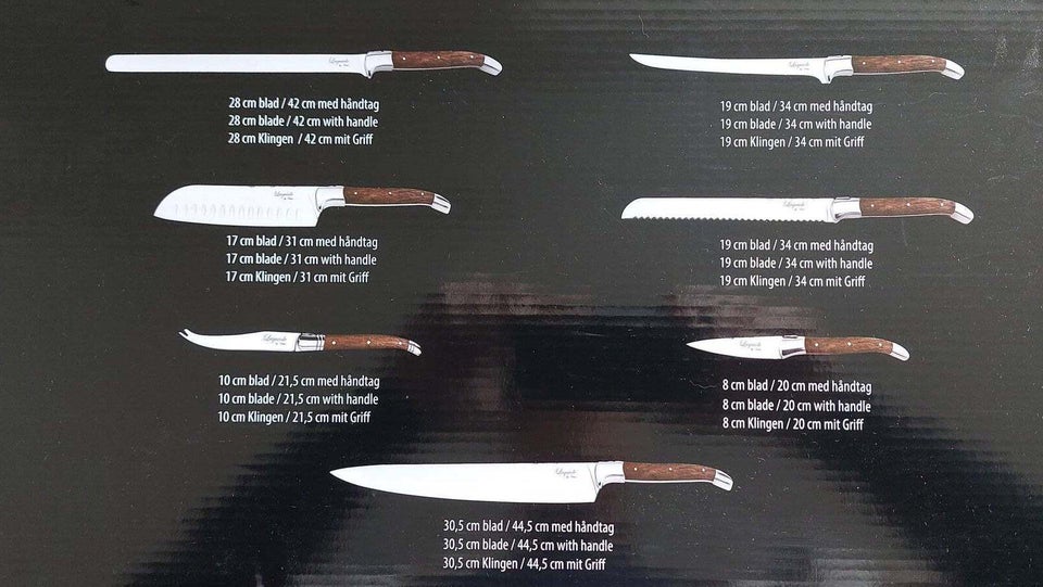 Laguiole by Hâws knivsæt - 7 dele