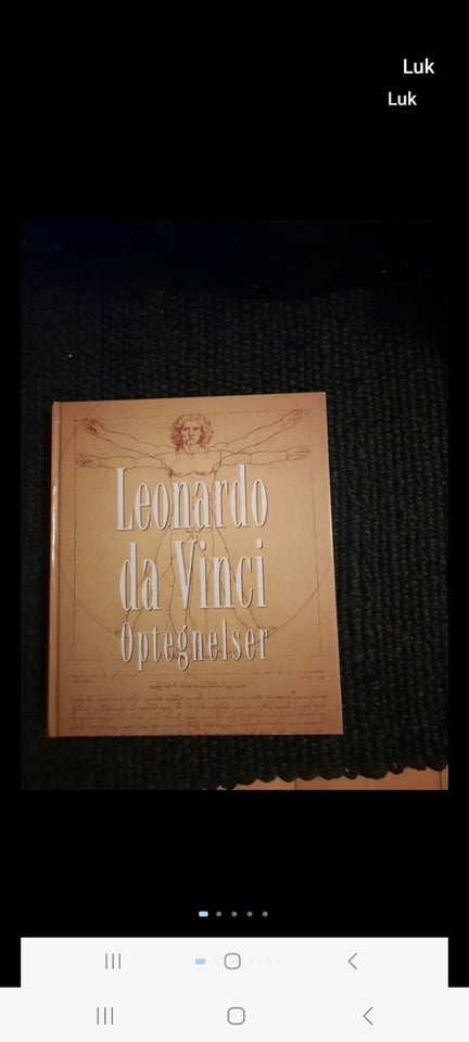 Bøger og blade, Leonardo da Vinci.