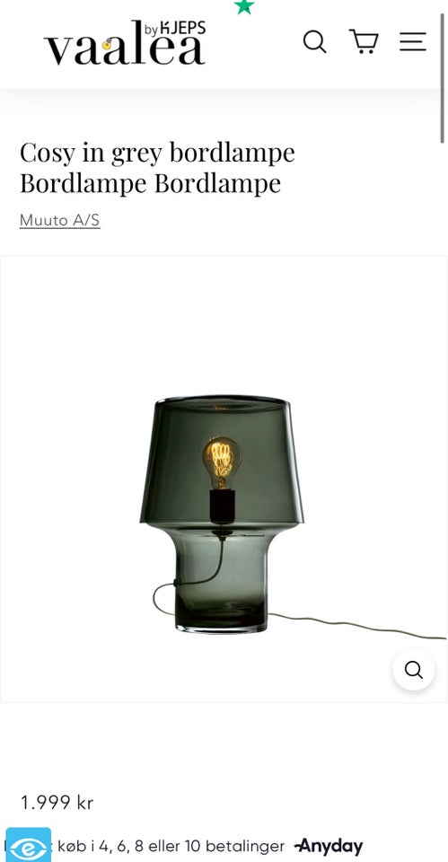 Anden bordlampe, Muuto