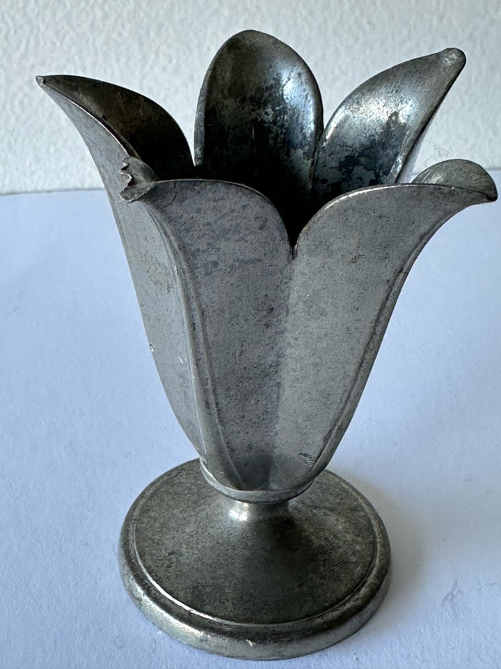 Vase, Tin, 95 år gl.