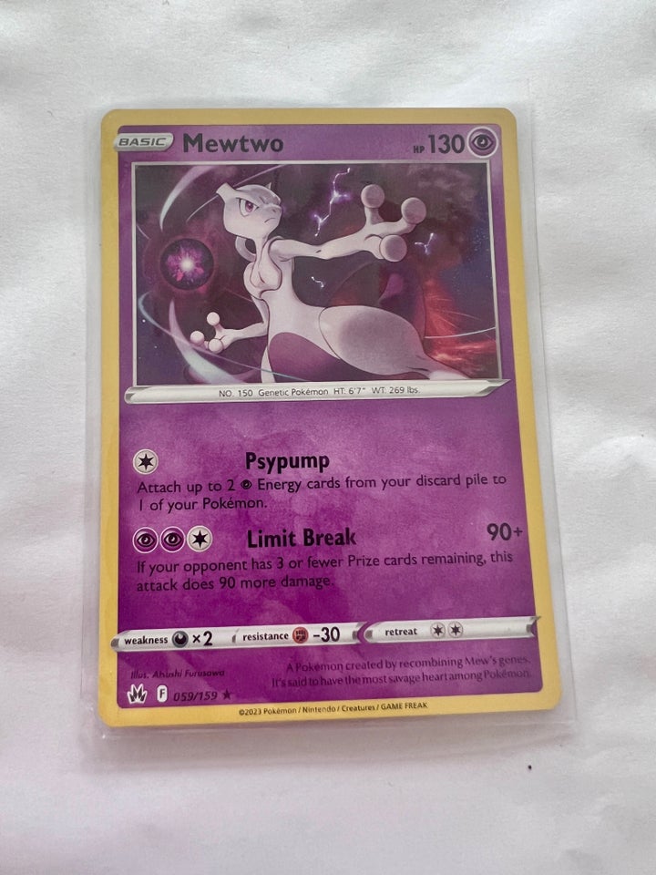 Samlekort, Mewtwo holo