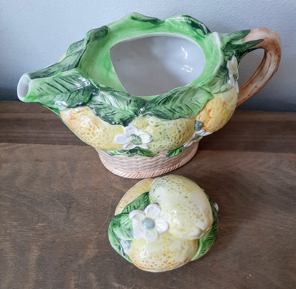 Porcelæns citron Tekande Retro