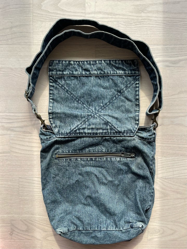 Skuldertaske, Accessorize, denim