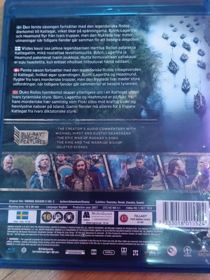 Vikings sæson 5, Blu-ray,