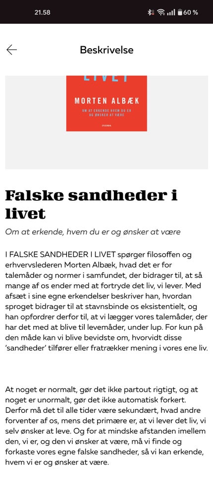 Falske sandheder i livet, Falske