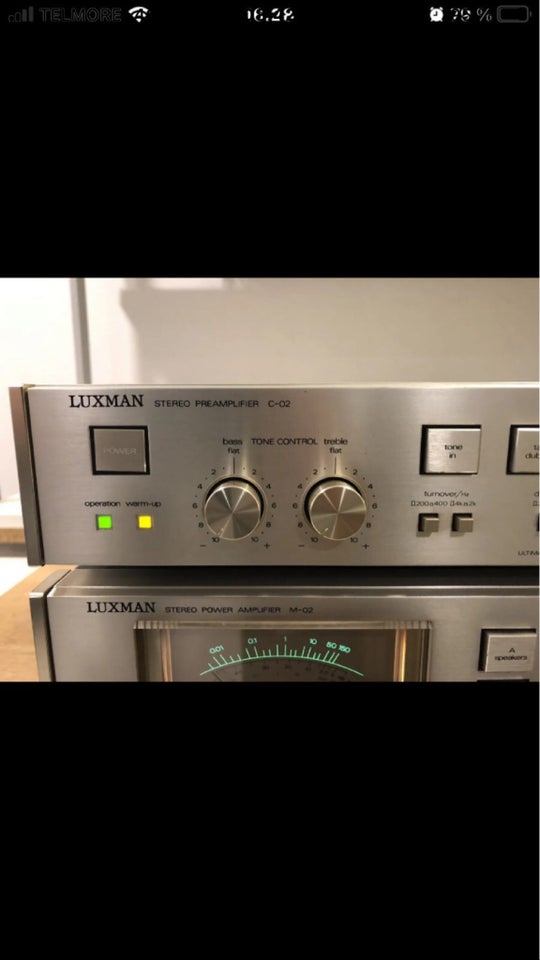 Forstærkersæt Luxman C/M02