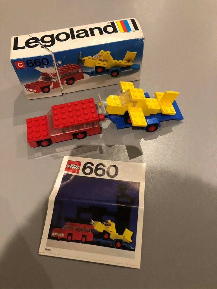 Lego City 660 MED KASSE OG