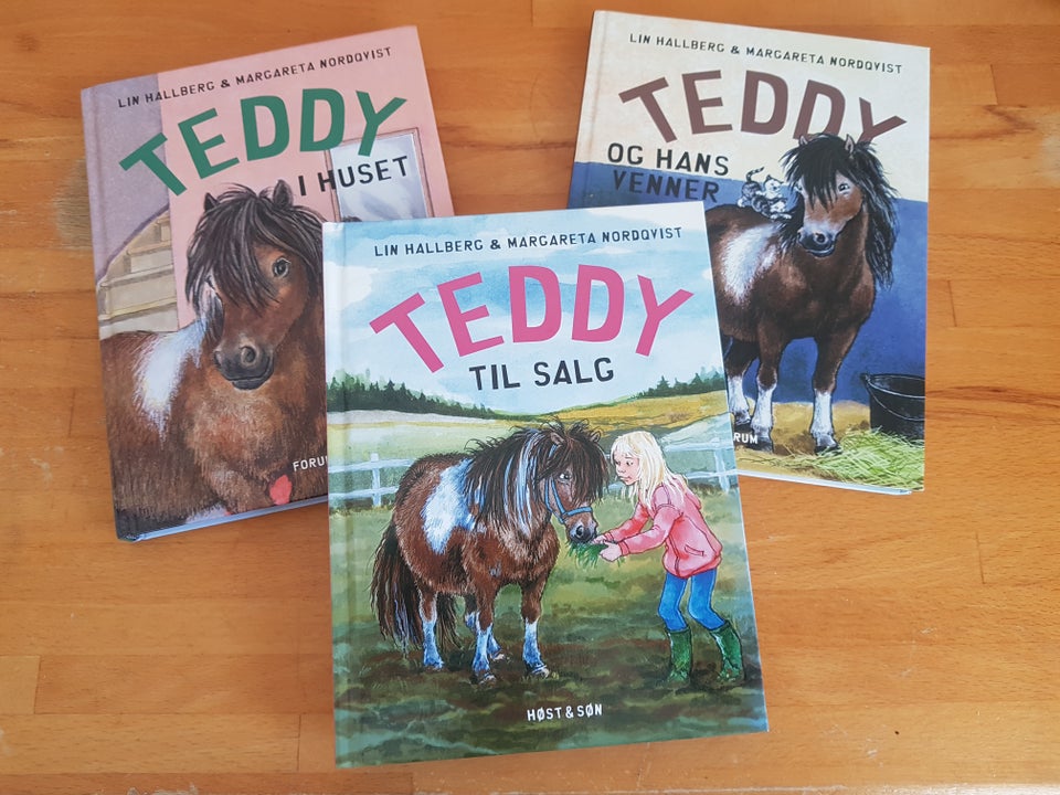 3 bøger om Teddy, Lin Hallberg og