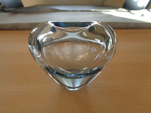 Glas Hjertevase Holmegaard