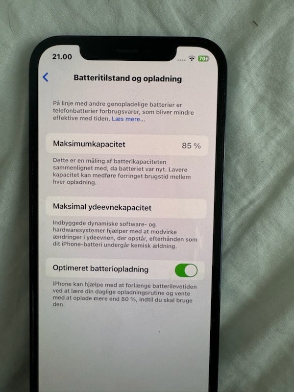 iPhone 12 Pro 128 GB blå