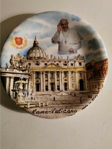 Porcelæn Pope Francis dekorativ