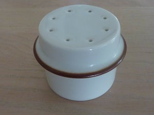 Porcelæn saltbøsse Domino