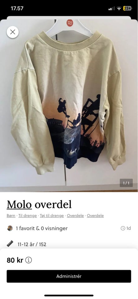 Bluse Bomuld Molo