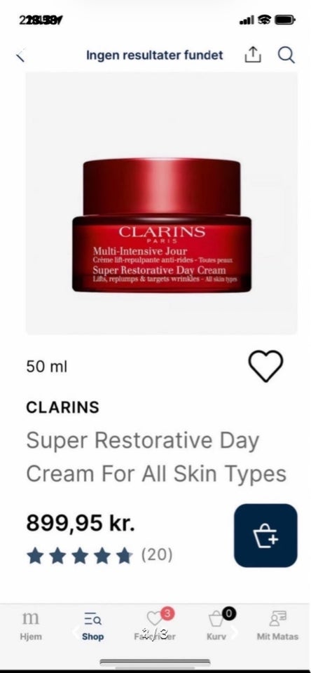 Ansigtspleje, CLARINS hudpleje,