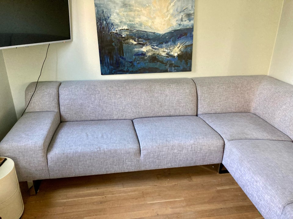 Hjørnesofa polyester 5 pers