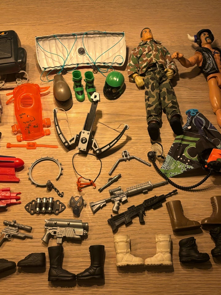 Vintage Actionman lot med massere