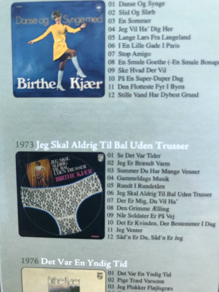 Birthe Kjær: 6 Originale albums fra