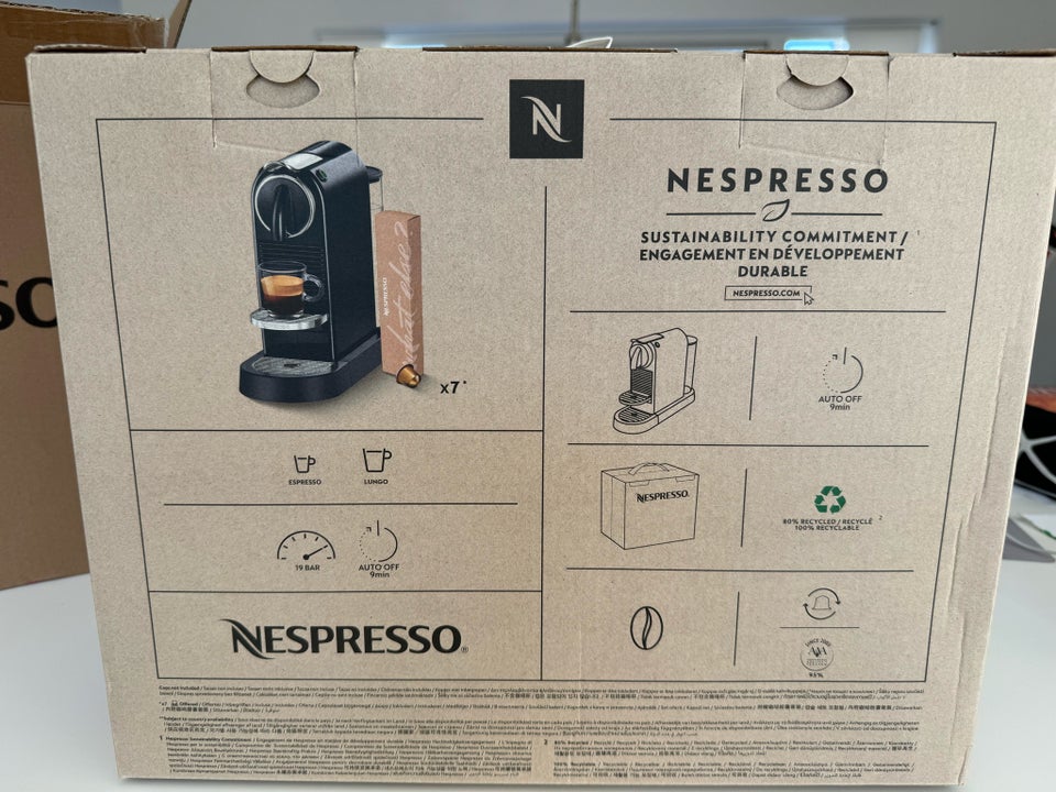 Nespresso Citiz sort, Nespresso