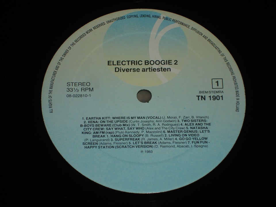 LP, Electric Boogie 2 ( Breaks ),