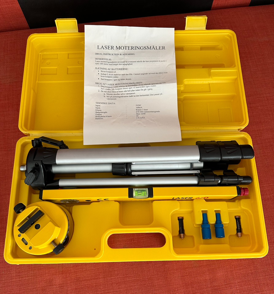 Måleudstyr Laser Tool Kit