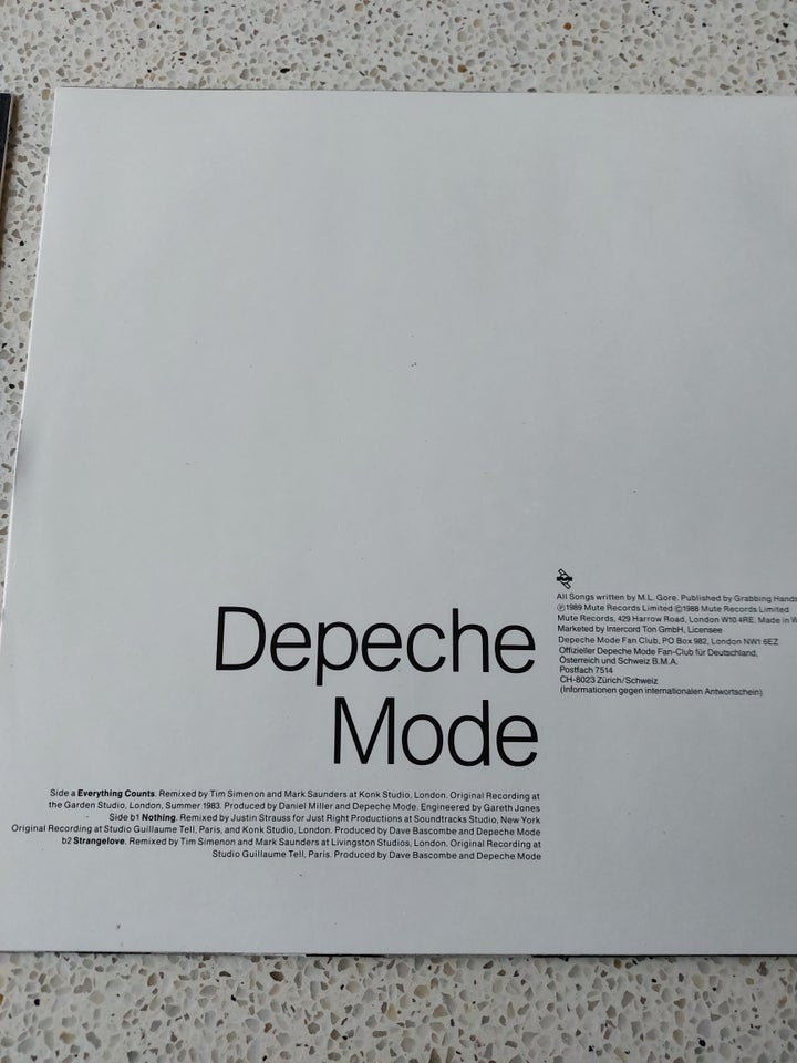 LP, Depeche Mode, Special Maxi