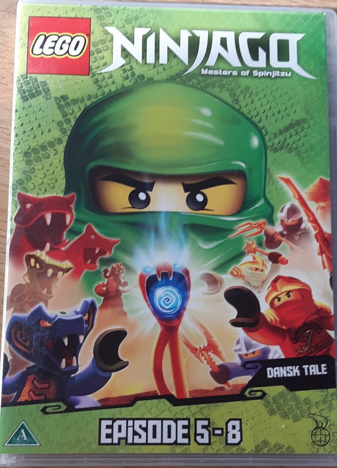 Ninjago eps 5-8, DVD, tegnefilm