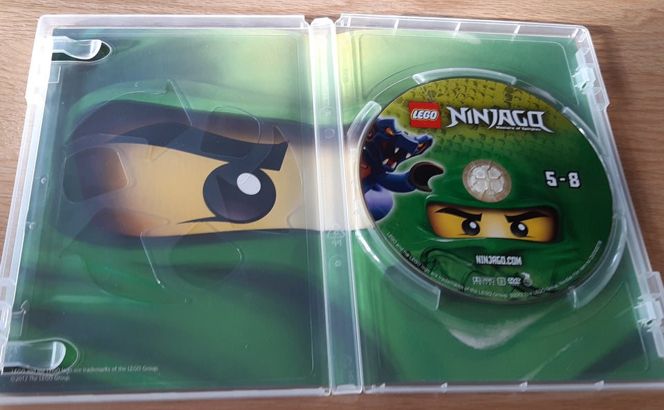 Ninjago eps 5-8, DVD, tegnefilm