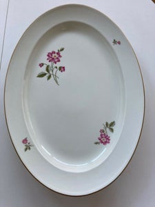 Porcelæn Ovalt fad B&amp;G