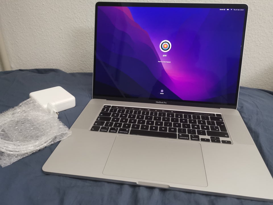 MacBook Pro, A2141 2019, 16 GB ram