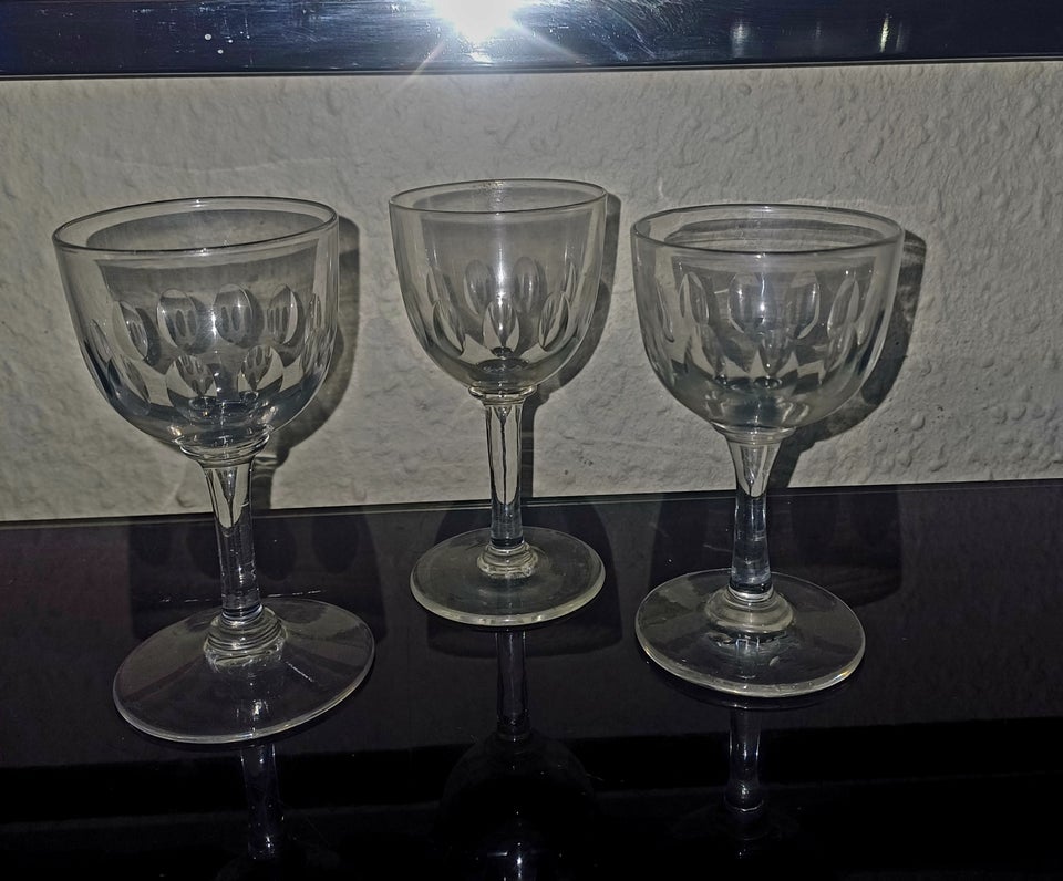 Glas, 3 små glas, Holmegaard MURAT