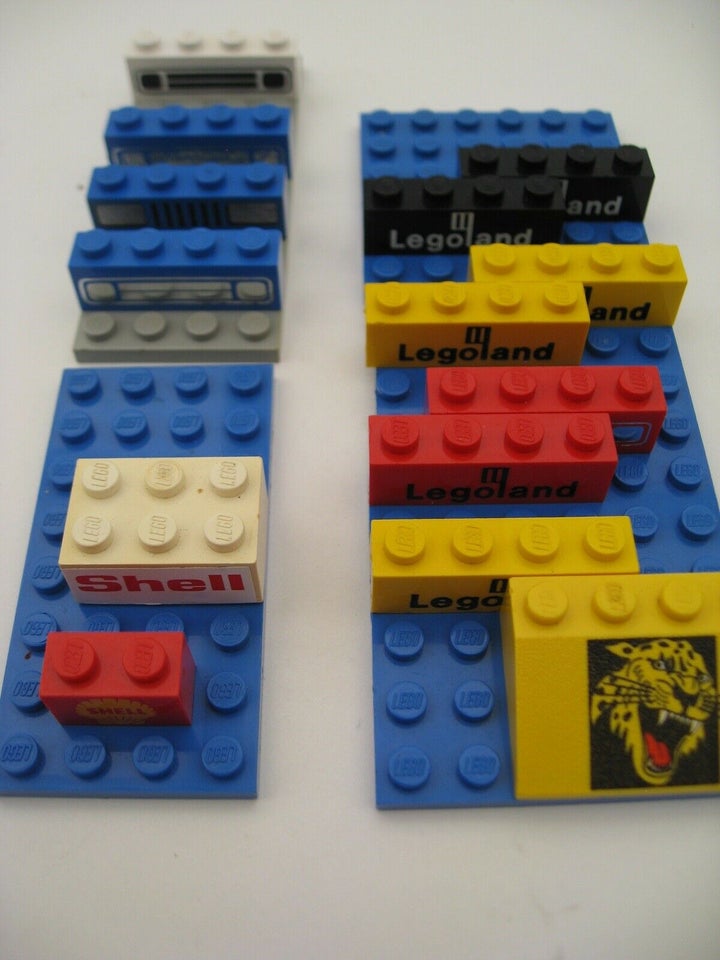 Lego andet Legoklodser med tekst