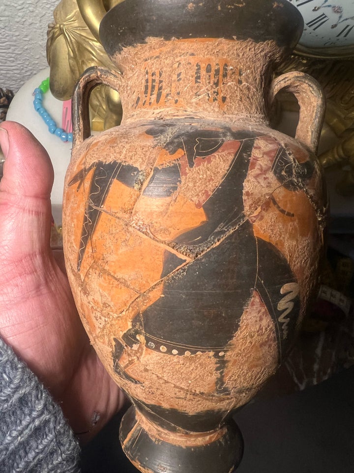 Dekorativ Græsk vase, Keramik , 50