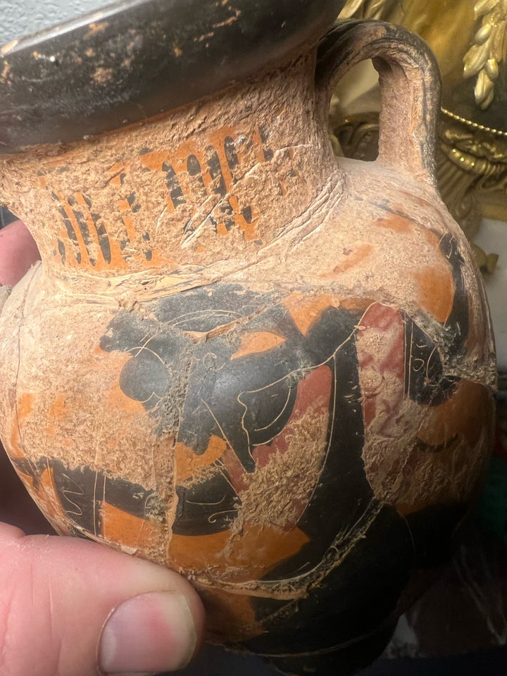 Dekorativ Græsk vase, Keramik , 50