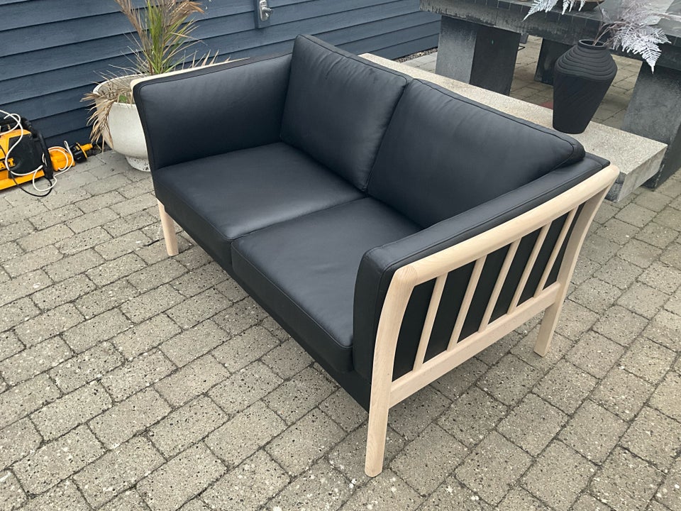 Sofa, læder, 2 pers.