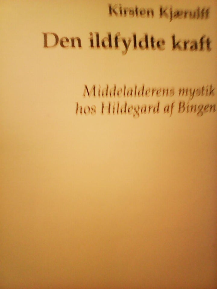 Den ildfyldte kraft, emne: