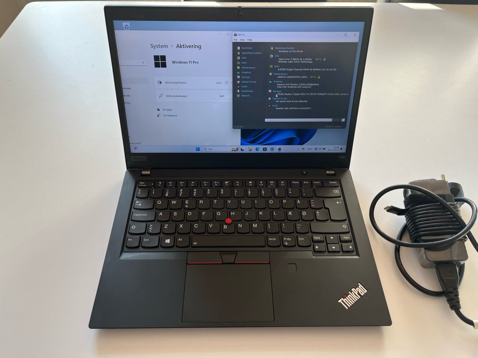 Lenovo T490 14” FHD IPS - I7 - nvme ssd