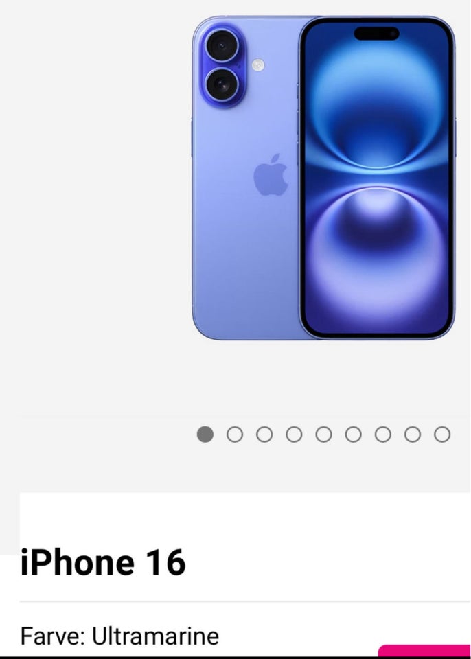 iPhone 15, 128 GB, blå