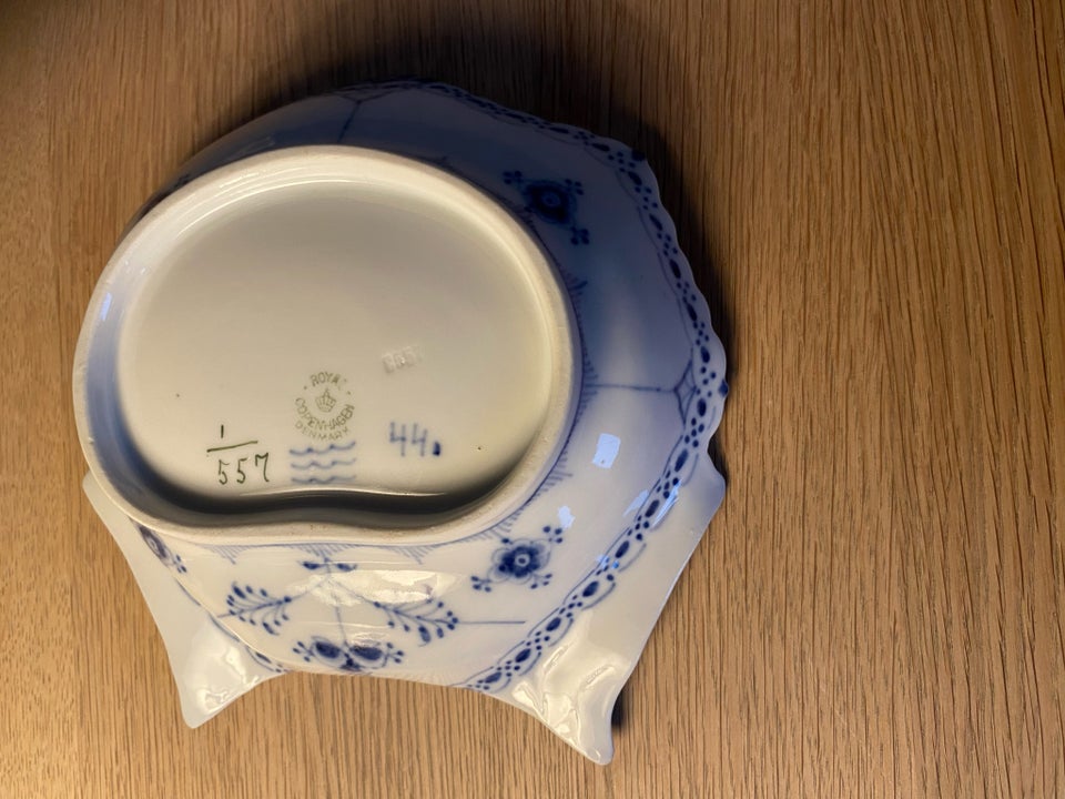 Porcelæn Musselmalet skål Royal