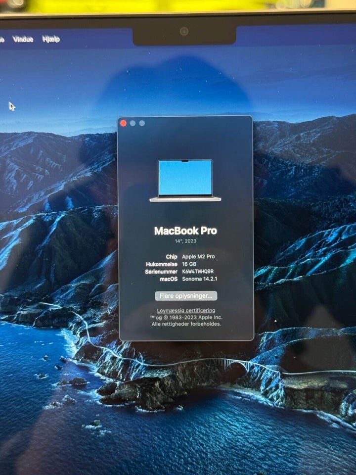 Andet mærke Macbook Pro 14" 2023,