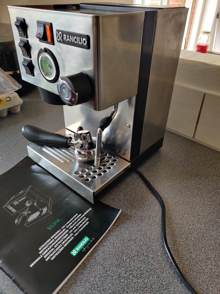 Silvia v3 med manometer Rancilio