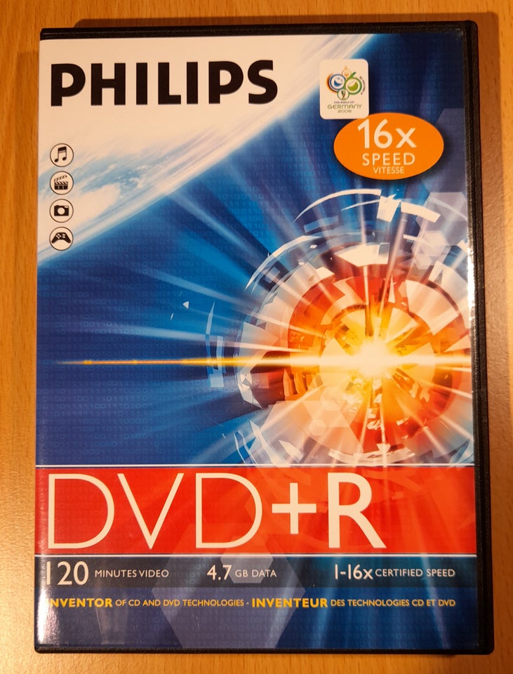 Tilbehør, Philips, DVD+R